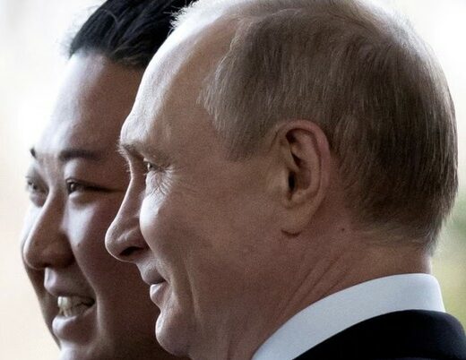 Foto: Pemimpin Korea Utara Kim Jong Un dan Presiden Rusia Vladimir Putin. (Alexander Zemlianichenko/Pool via REUTERS/File Photo)